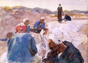 John Singer Sargent, Mending a Sail